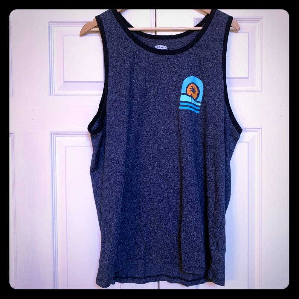 Graphic Tank Top - Palm Tree / Beach